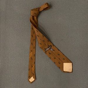 Vintage Valentino Skinny Printed Silk Necktie